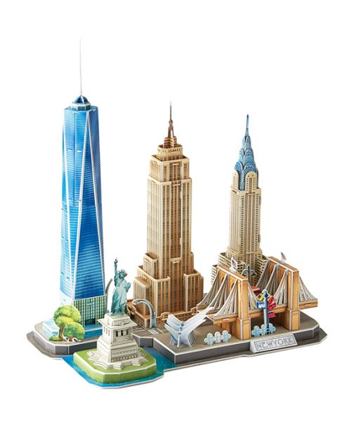 Παζλ 3D Νέα Υόρκη 123 τεμάχια - Παιδικά παιχνίδια στο diaplasibooks.gr