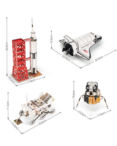 Παζλ 3D Αποστολή στο Διάστημα- National  Geographic 80 τεμάχια - Παιδικά παιχνίδια στο diaplasibooks.gr