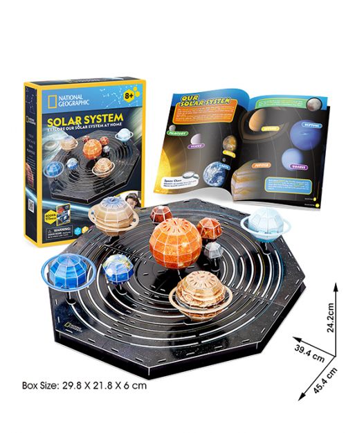 Κατασκευή 3D Ηλιακό Σύστημα National Geographic - Παιδικά παιχνίδια στο diaplasibooks.gr