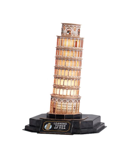 Παζλ 3D Ο Πύργος της Πίζας 42 τεμάχια με Led - Παιδικά παιχνίδια στο diaplasibooks.gr