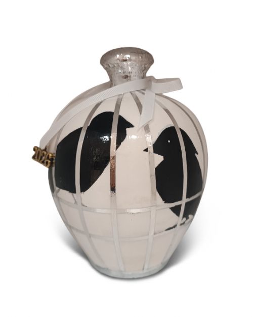 Κουμπαράς - γούρι  "Στάμνα Art" πουλάκια στο κλουβί - Art shop στο diaplasibooks.gr