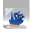 Καράβι σε plexiglass 19cm του Αντώνη Καστρινάκη - Art shop στο diaplasibooks.gr