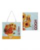 Τσάντα υφασμάτινη αδιαβροχοποιημένη V. van Gogh, Sunflowers - Art shop στο diaplasibooks.gr