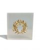 Στεφάνι ορειχάλκινο σε plexi glass 8x8x2cm - Art shop στο diaplasibooks.gr