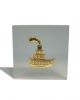 Καράβι με φουγάρο οξειδωμένο σε plexi glass 10x10x1cm - Art shop στο diaplasibooks.gr